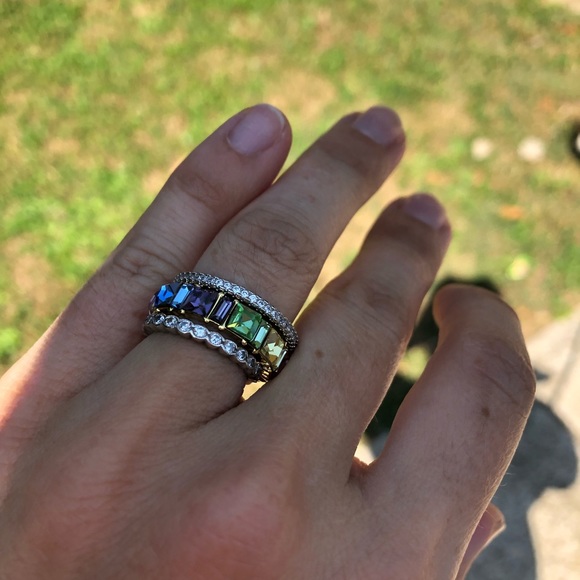 Gemstone Eternity Band - Picture 8 of 8